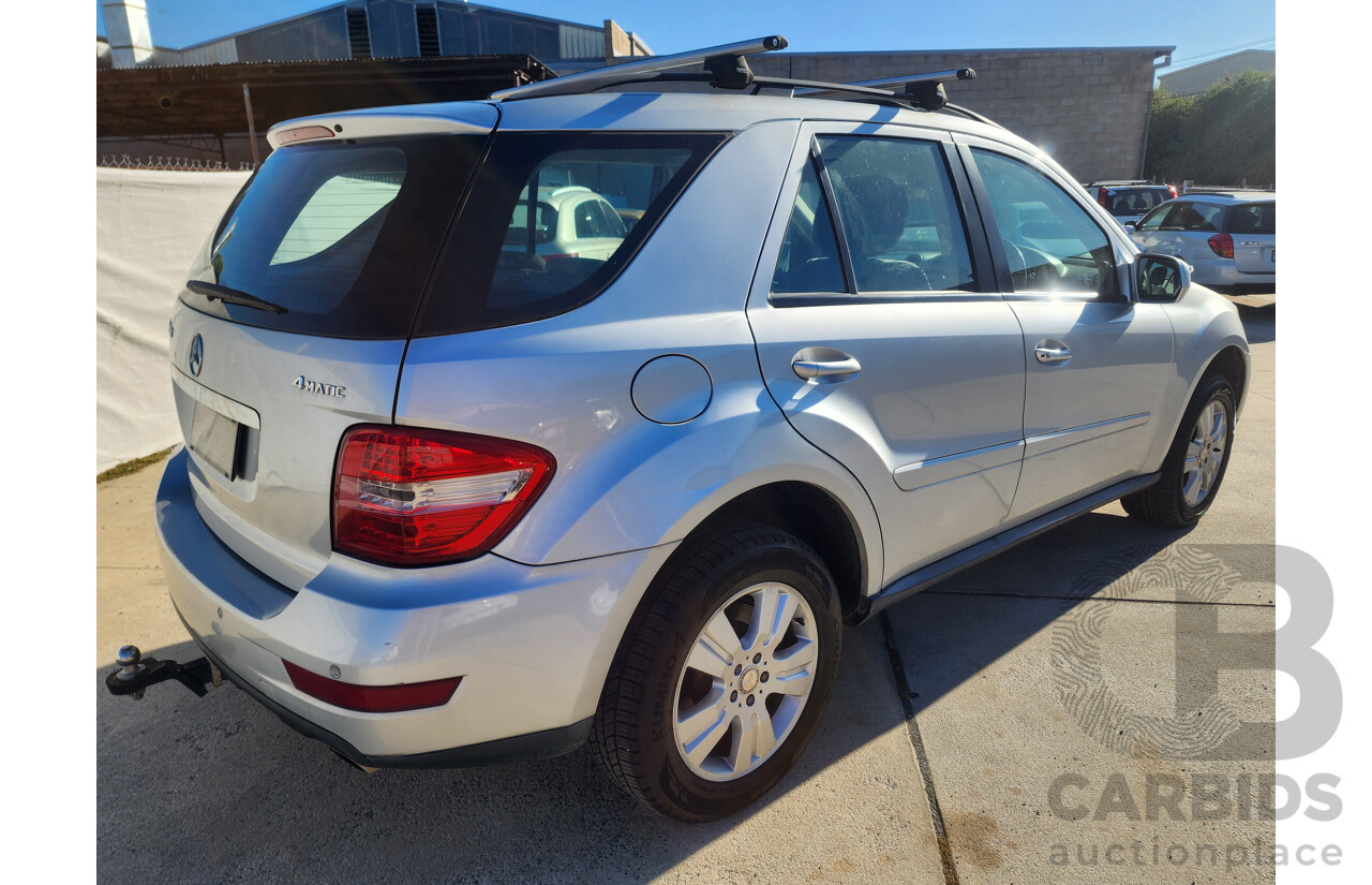 6/2009 Mercedes-Benz ML 280 CDI (4x4) W164 08 UPGRADE 4d Wagon Silver 3.0L