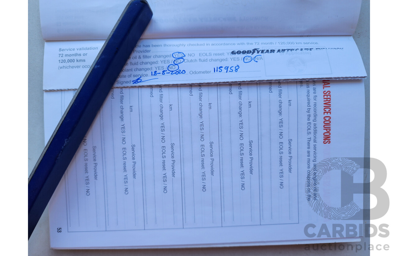 11/2015 Holden Colorado LS (4x4) RG MY15 Crew Cab P/Up White 2.8L