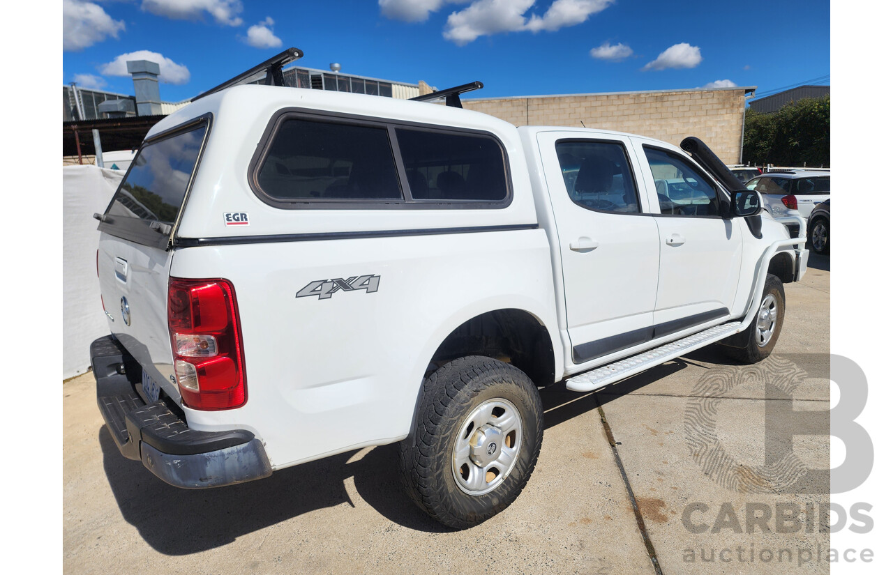 11/2015 Holden Colorado LS (4x4) RG MY15 Crew Cab P/Up White 2.8L