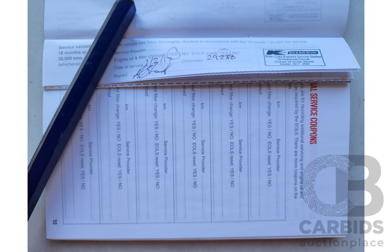 11/2015 Holden Colorado LS (4x4) RG MY15 Crew Cab P/Up White 2.8L