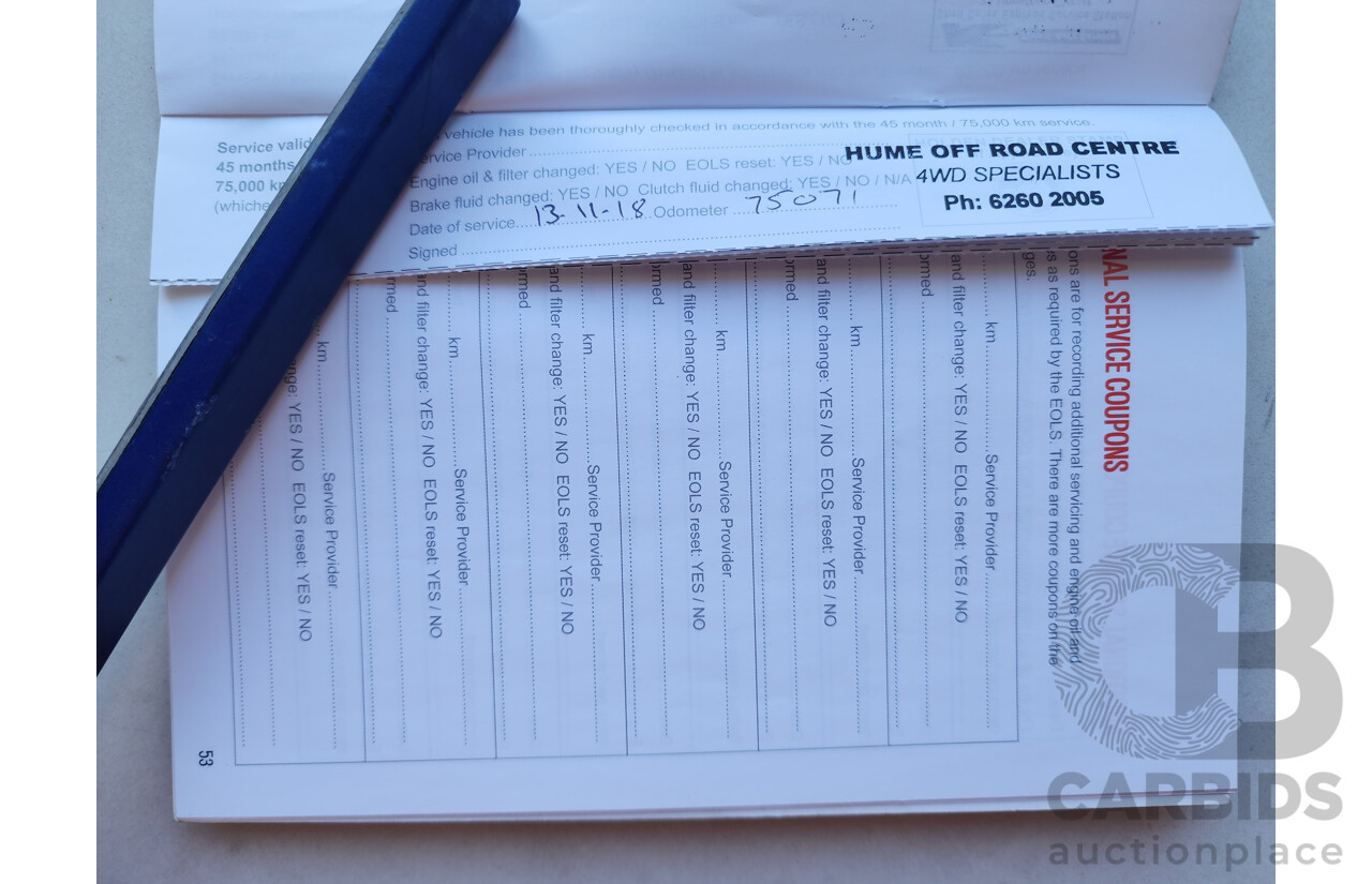 11/2015 Holden Colorado LS (4x4) RG MY15 Crew Cab P/Up White 2.8L