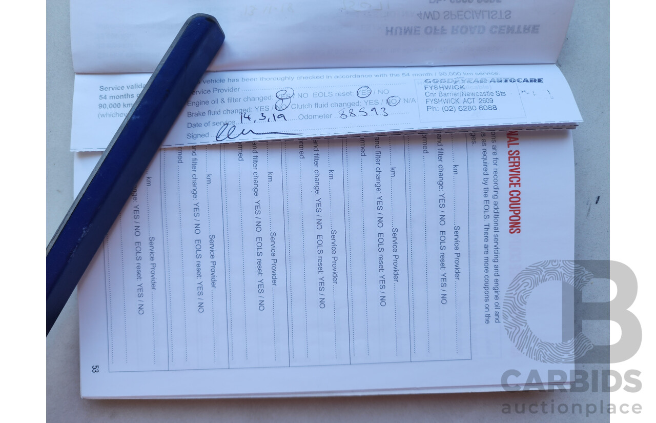 11/2015 Holden Colorado LS (4x4) RG MY15 Crew Cab P/Up White 2.8L