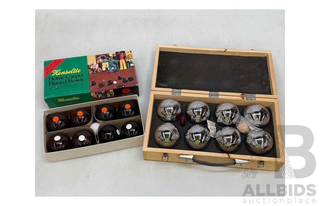 Home Carpet Bowls and Boules Sets