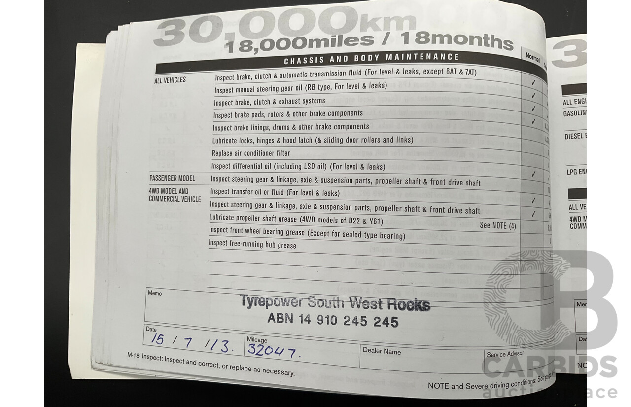 6/2012 Nissan Pathfinder ST (4x4) R51 SERIES 4 4d Wagon Red Turbo Diesel 2.5L - 7 Seater