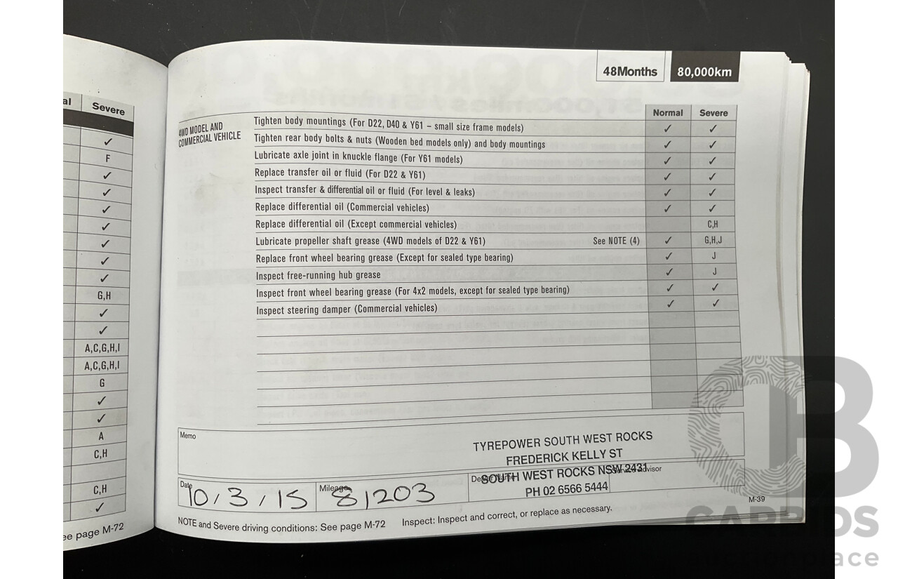 6/2012 Nissan Pathfinder ST (4x4) R51 SERIES 4 4d Wagon Red Turbo Diesel 2.5L - 7 Seater