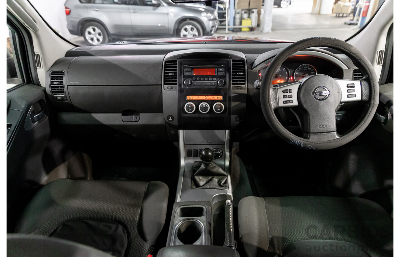 6/2012 Nissan Pathfinder ST (4x4) R51 SERIES 4 4d Wagon Red Turbo Diesel 2.5L - 7 Seater
