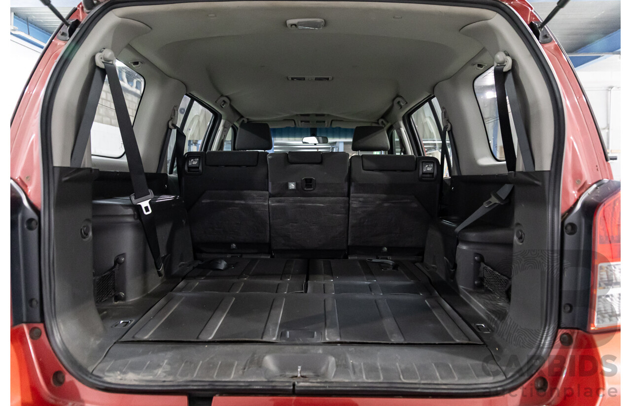 6/2012 Nissan Pathfinder ST (4x4) R51 SERIES 4 4d Wagon Red Turbo Diesel 2.5L - 7 Seater