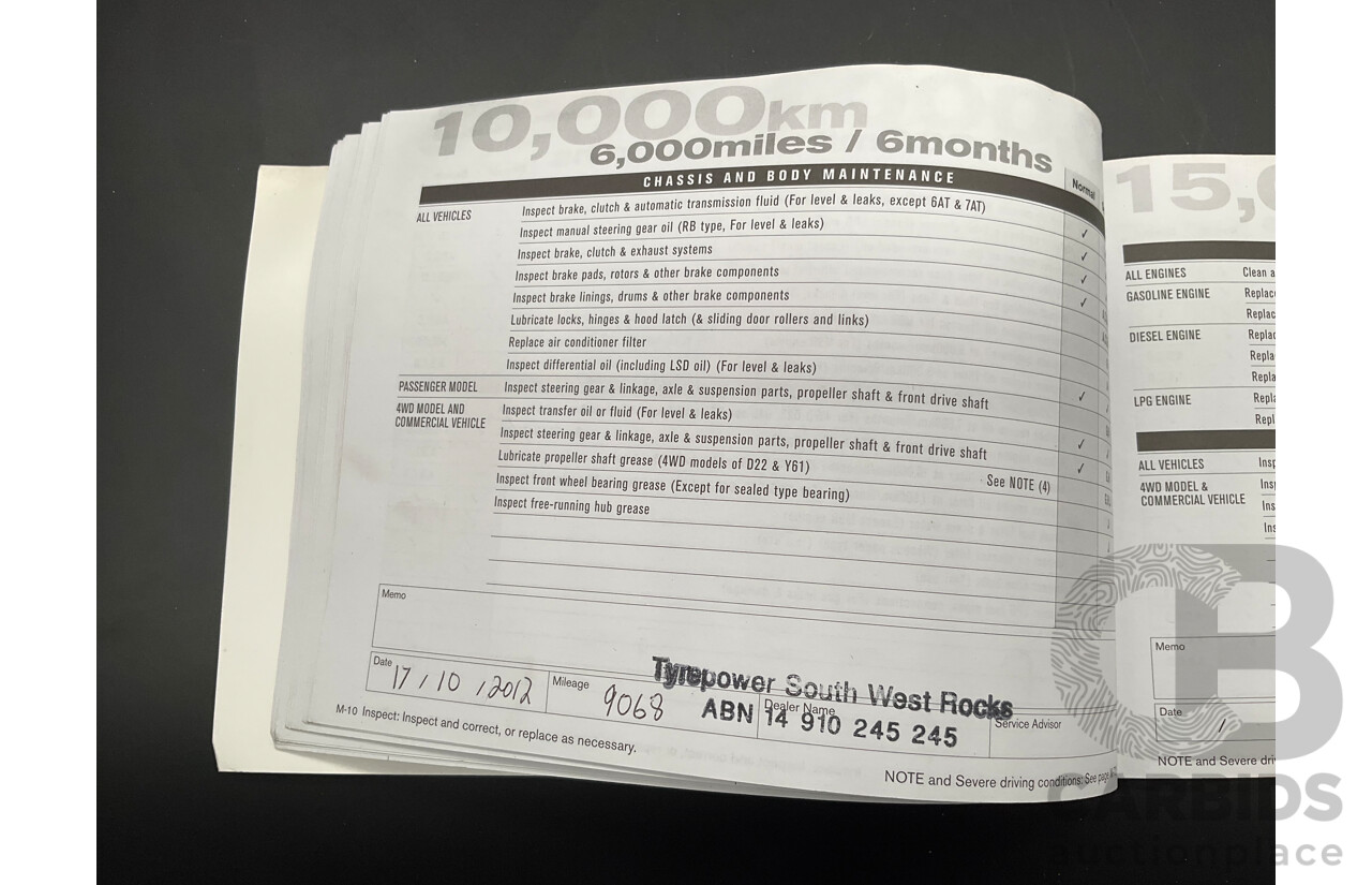 6/2012 Nissan Pathfinder ST (4x4) R51 SERIES 4 4d Wagon Red Turbo Diesel 2.5L - 7 Seater