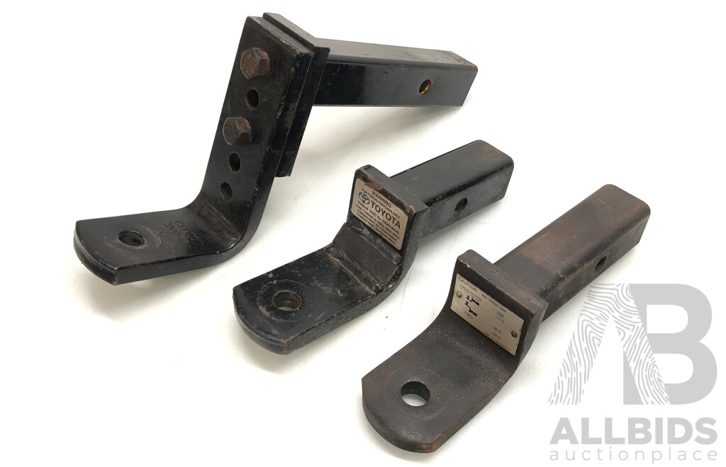 Heavy Duty Tow Bar Tongues  - Lot of Three