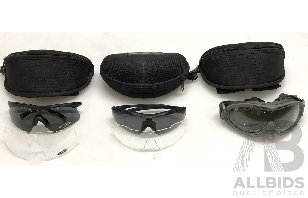 WileyX Glasses and Goggles - Lot of Three