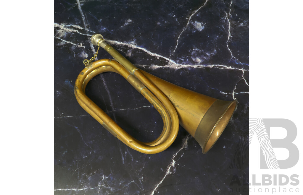 Reproduction Brass and Copper Bugle
