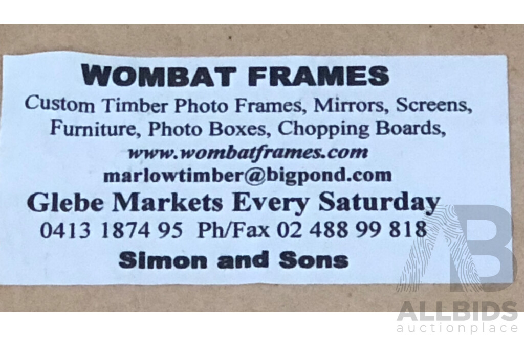 Reclaimed Timber Picture Frames - Lot of Two
