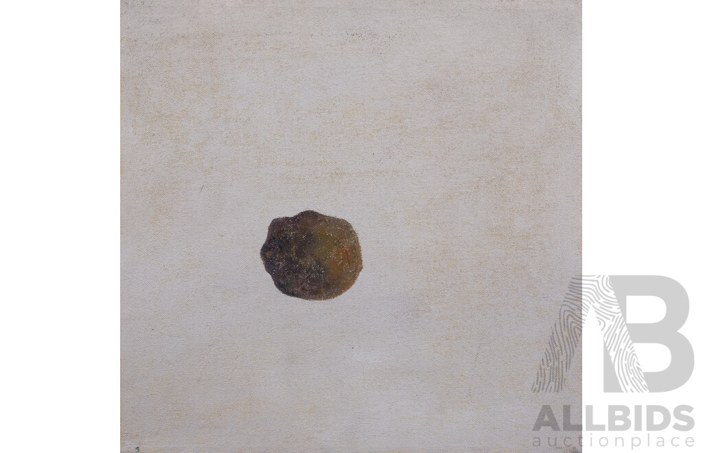 Jelle Van Den Berg, (20th Century, Dutch, 1959-), Lemon, Oil on Canvas, 30.5 x 30.5 cm