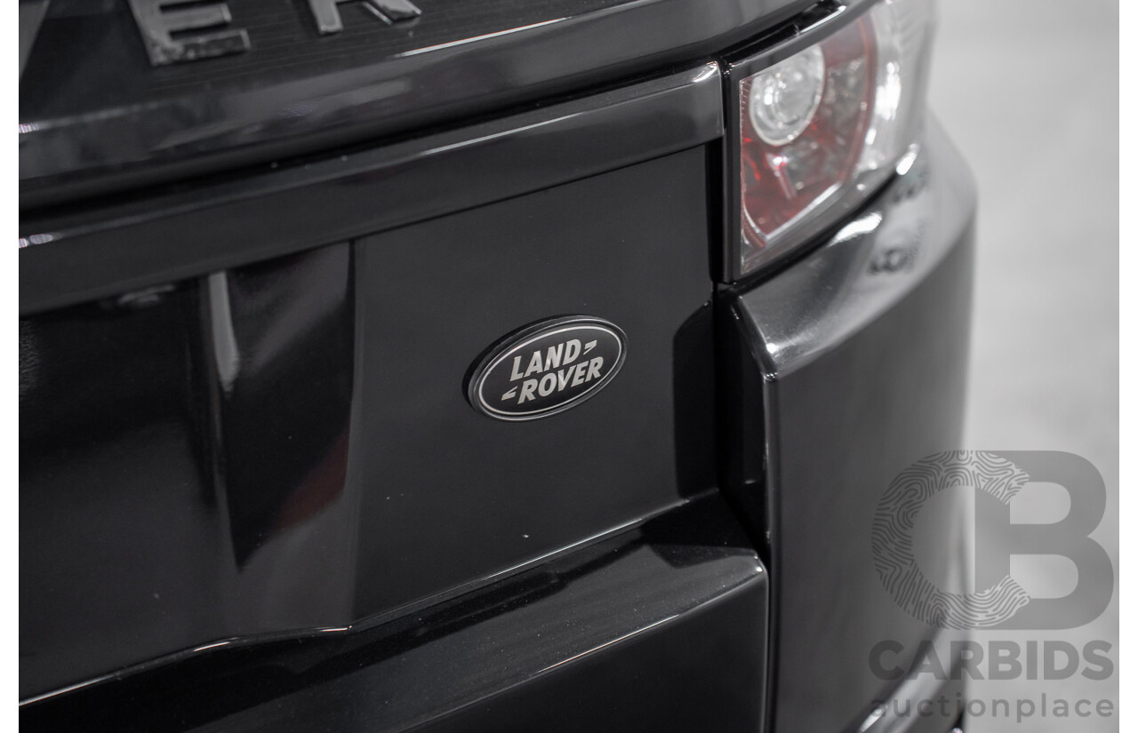 12/2011 Range Rover Evoque TD4 Dynamic LV 5d Wagon Sumatra Black Metallic/Fuji White Roof Turbo Diesel 2.2L