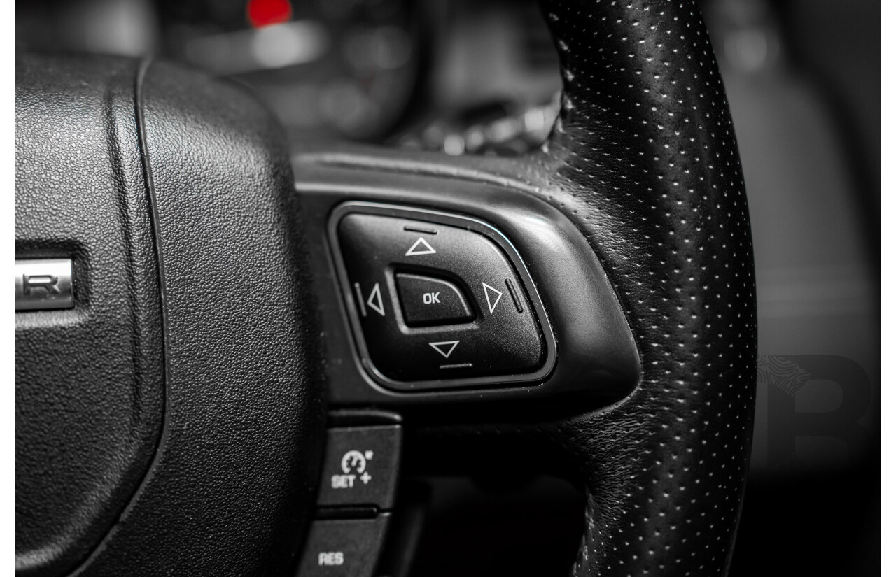 12/2011 Range Rover Evoque TD4 Dynamic LV 5d Wagon Sumatra Black Metallic/Fuji White Roof Turbo Diesel 2.2L