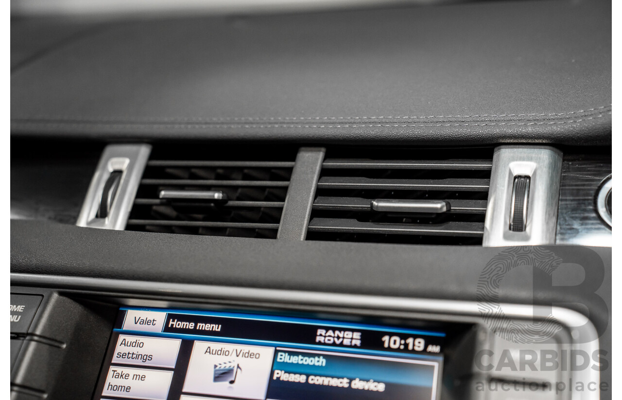 12/2011 Range Rover Evoque TD4 Dynamic LV 5d Wagon Sumatra Black Metallic/Fuji White Roof Turbo Diesel 2.2L