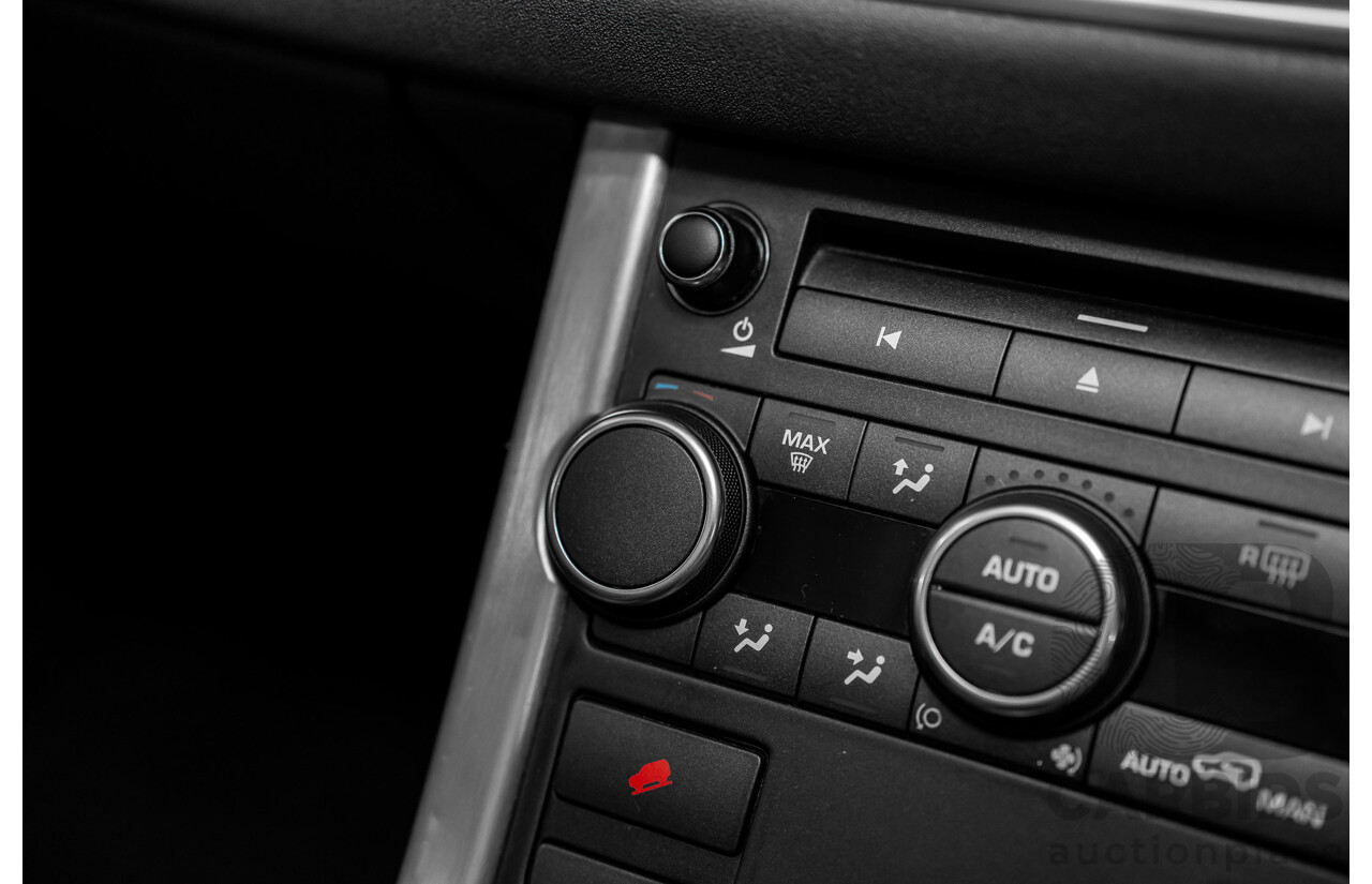 12/2011 Range Rover Evoque TD4 Dynamic LV 5d Wagon Sumatra Black Metallic/Fuji White Roof Turbo Diesel 2.2L