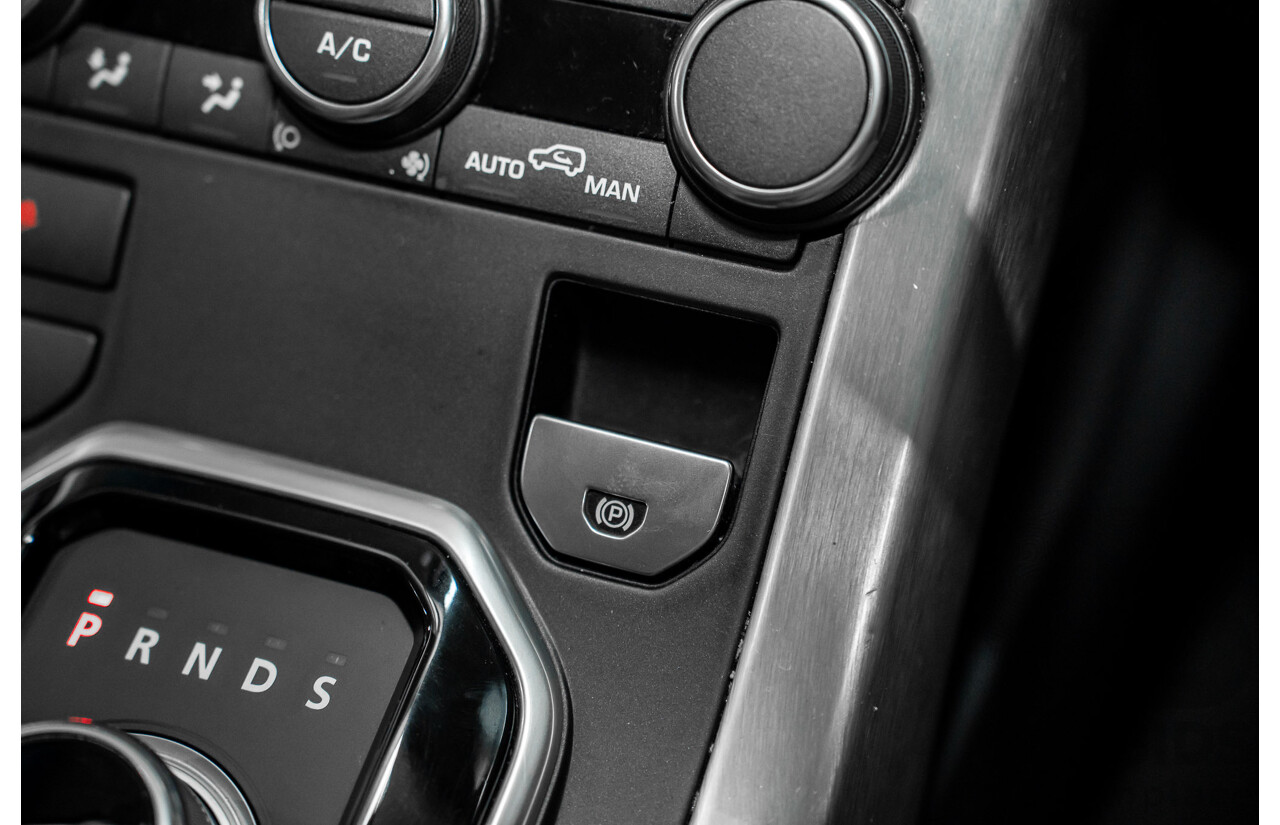 12/2011 Range Rover Evoque TD4 Dynamic LV 5d Wagon Sumatra Black Metallic/Fuji White Roof Turbo Diesel 2.2L