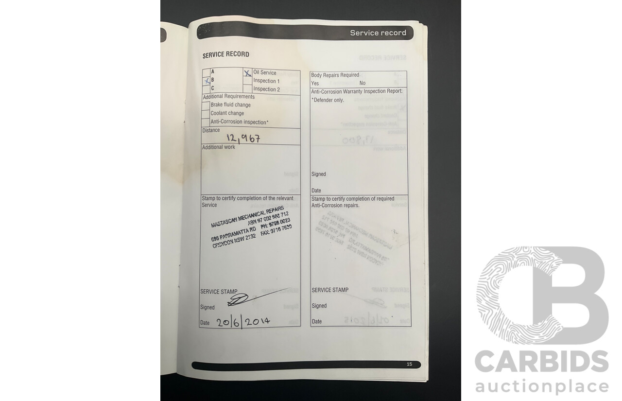 12/2011 Range Rover Evoque TD4 Dynamic LV 5d Wagon Sumatra Black Metallic/Fuji White Roof Turbo Diesel 2.2L