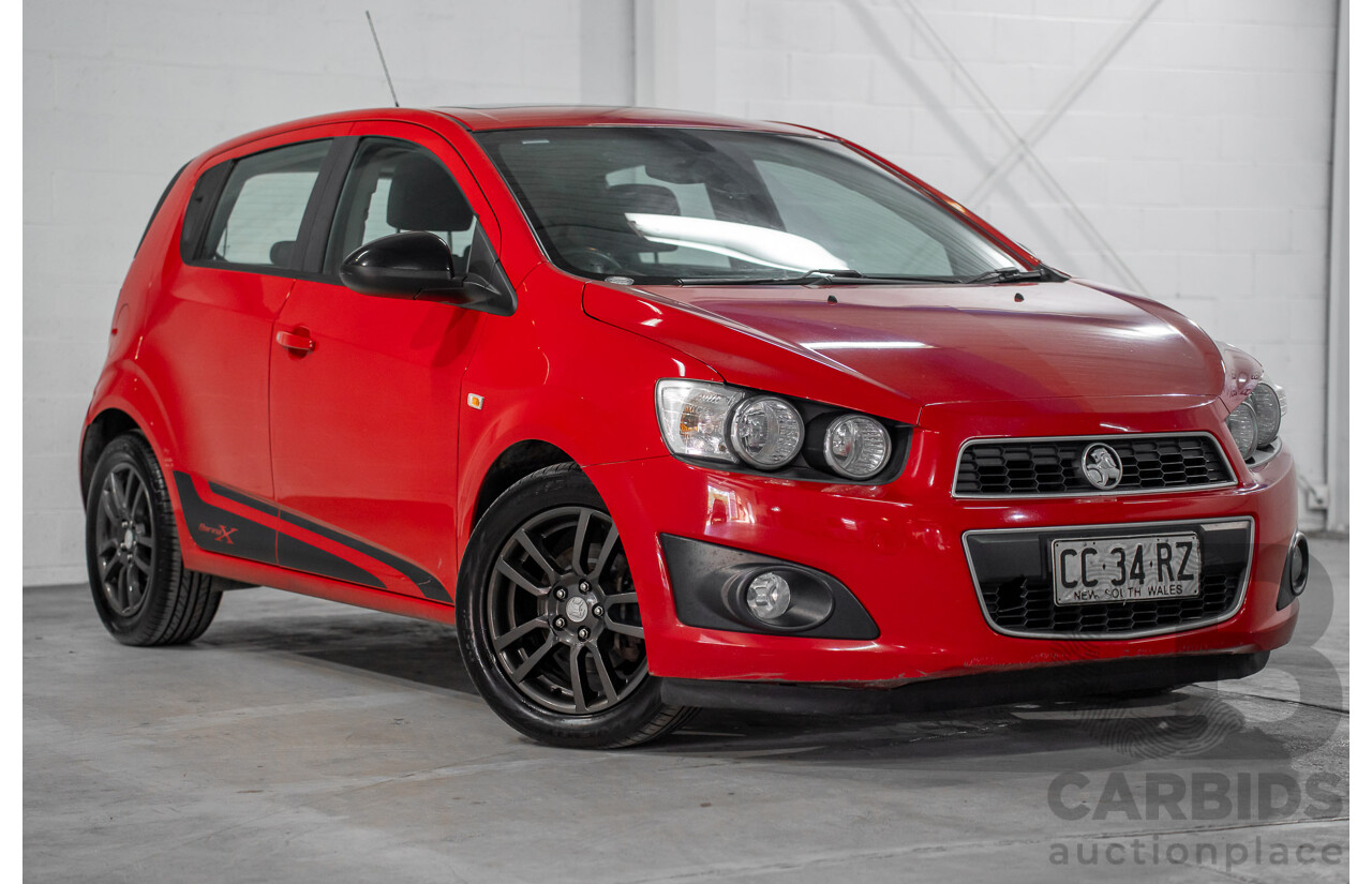 4/2015 Holden Barina X TM MY15 5d Hatchback Blaze Red 1.6L