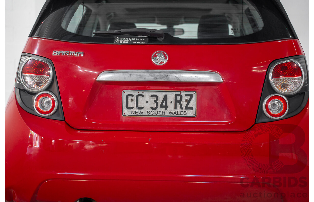 4/2015 Holden Barina X TM MY15 5d Hatchback Blaze Red 1.6L