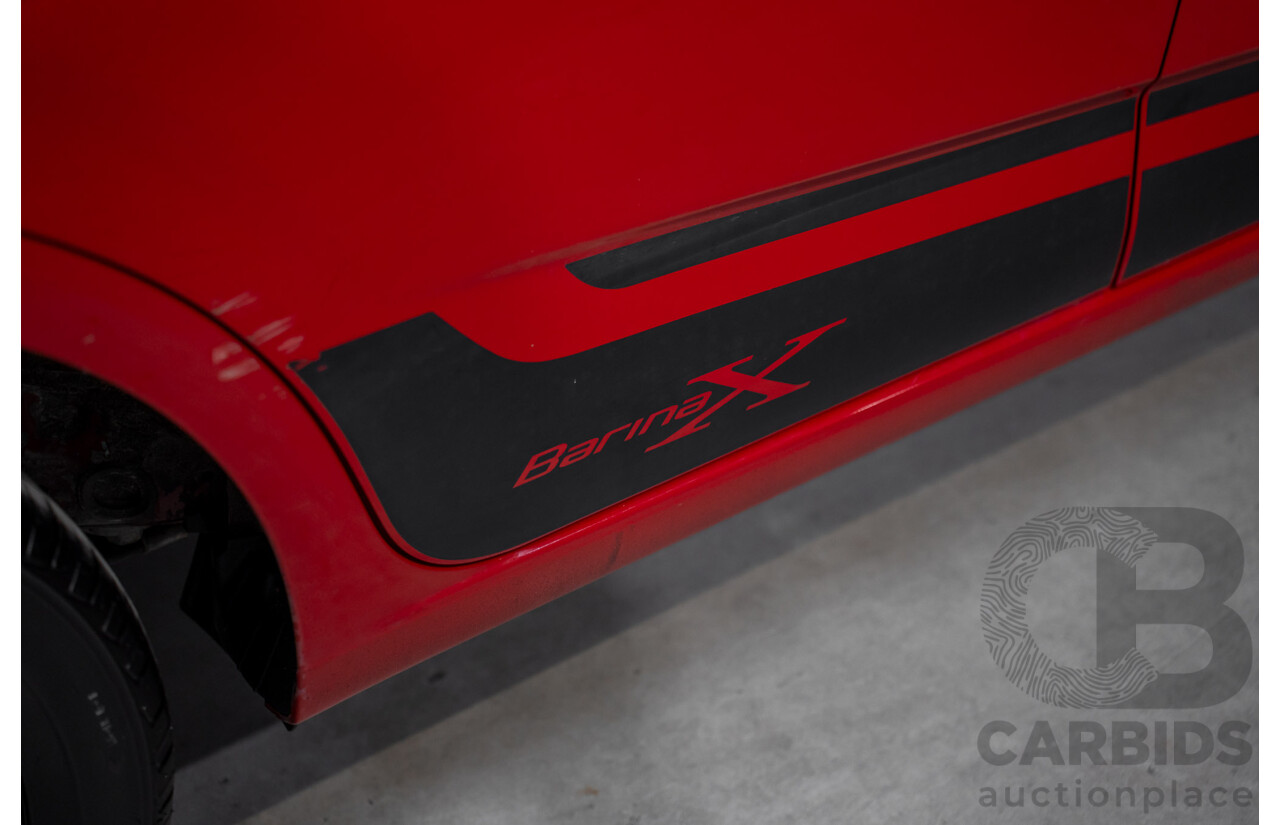 4/2015 Holden Barina X TM MY15 5d Hatchback Blaze Red 1.6L