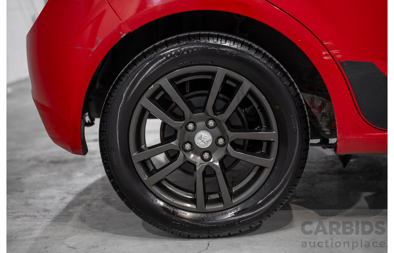 4/2015 Holden Barina X TM MY15 5d Hatchback Blaze Red 1.6L