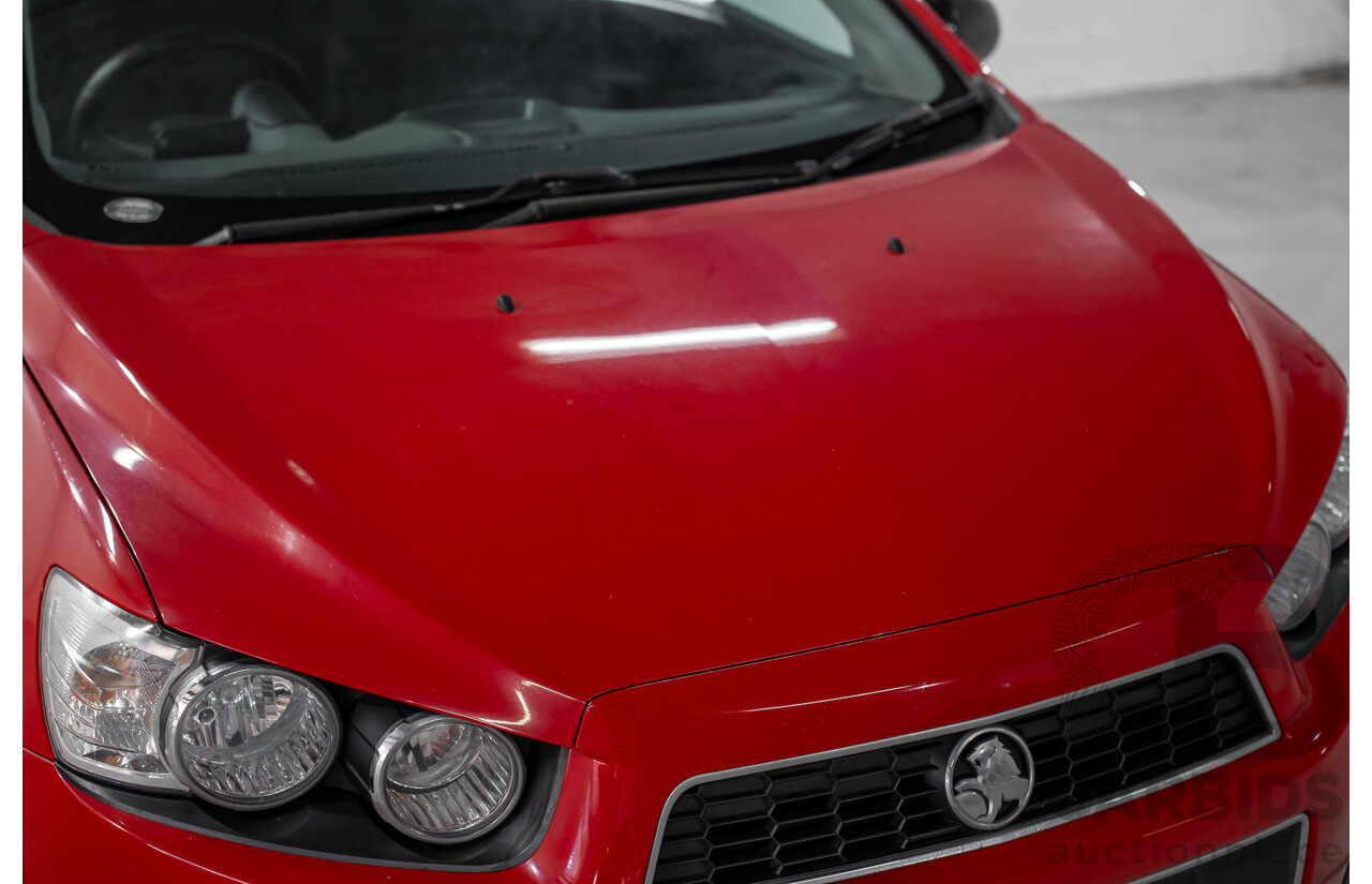 4/2015 Holden Barina X TM MY15 5d Hatchback Blaze Red 1.6L