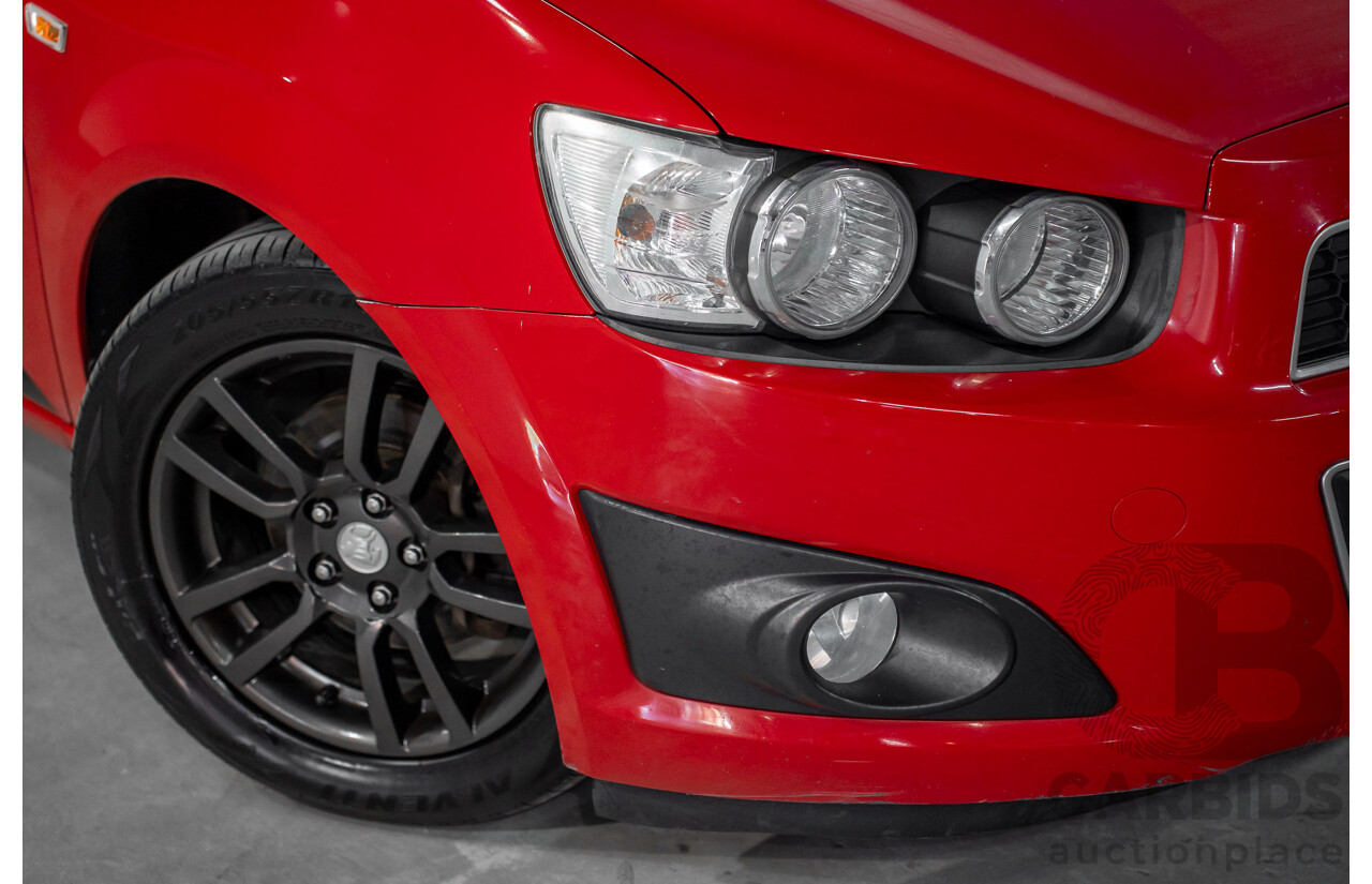 4/2015 Holden Barina X TM MY15 5d Hatchback Blaze Red 1.6L