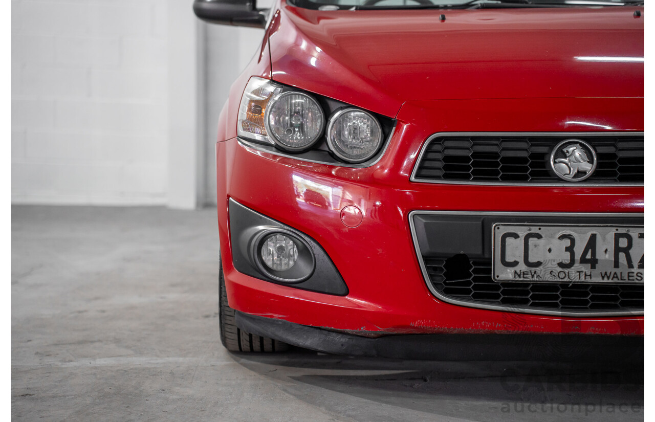 4/2015 Holden Barina X TM MY15 5d Hatchback Blaze Red 1.6L
