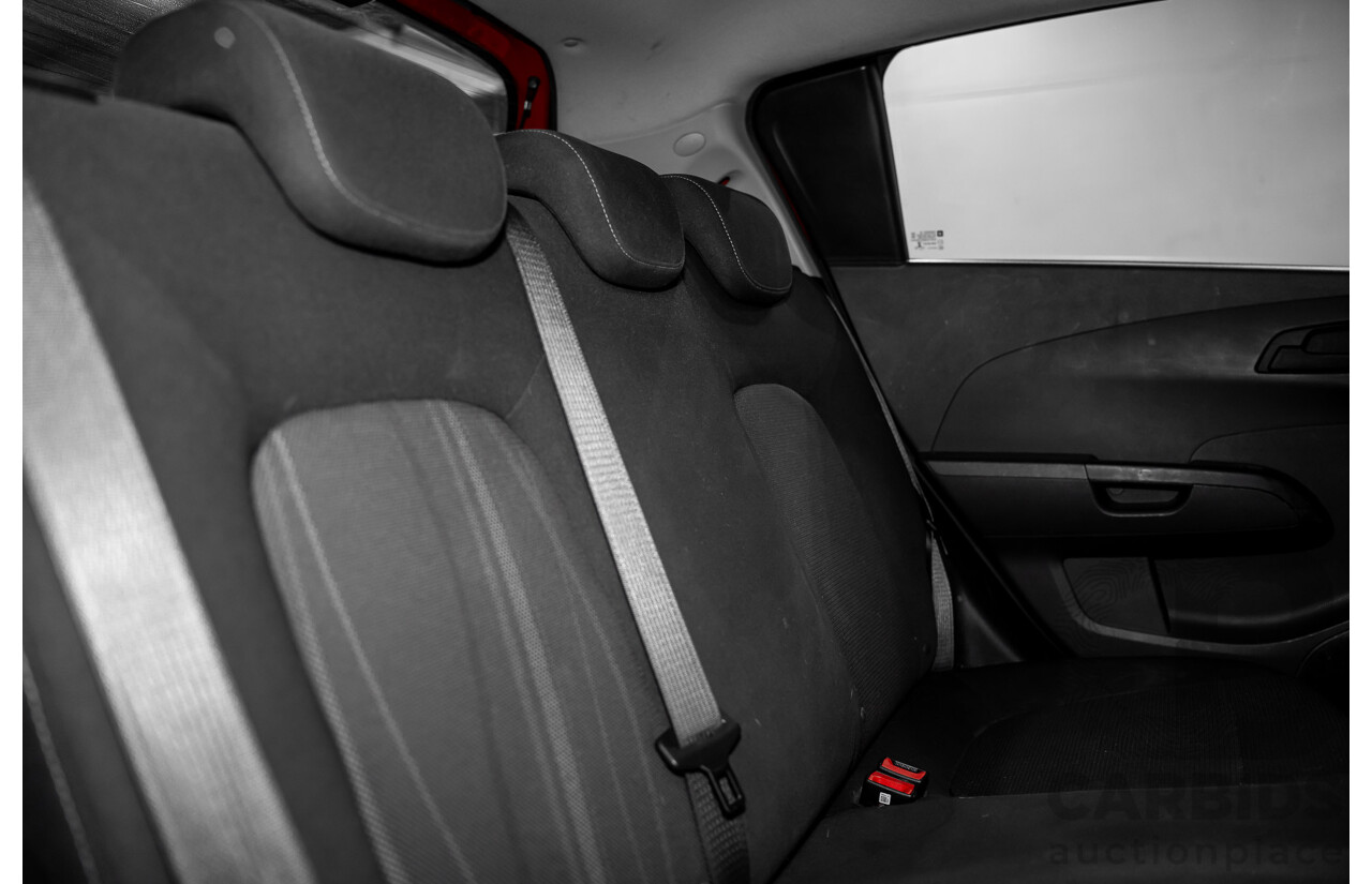 4/2015 Holden Barina X TM MY15 5d Hatchback Blaze Red 1.6L