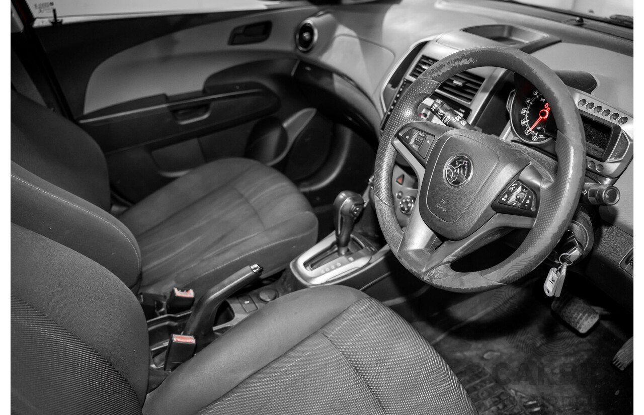 4/2015 Holden Barina X TM MY15 5d Hatchback Blaze Red 1.6L