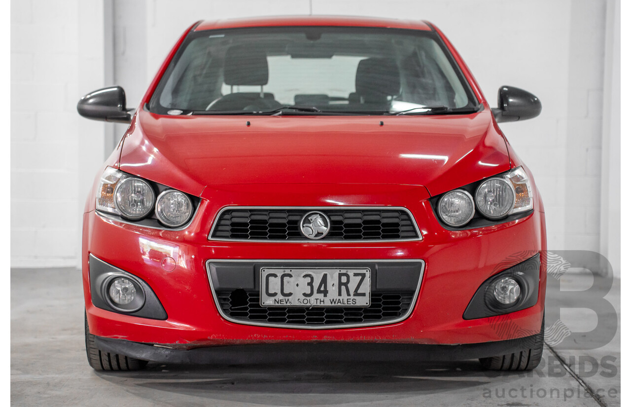 4/2015 Holden Barina X TM MY15 5d Hatchback Blaze Red 1.6L