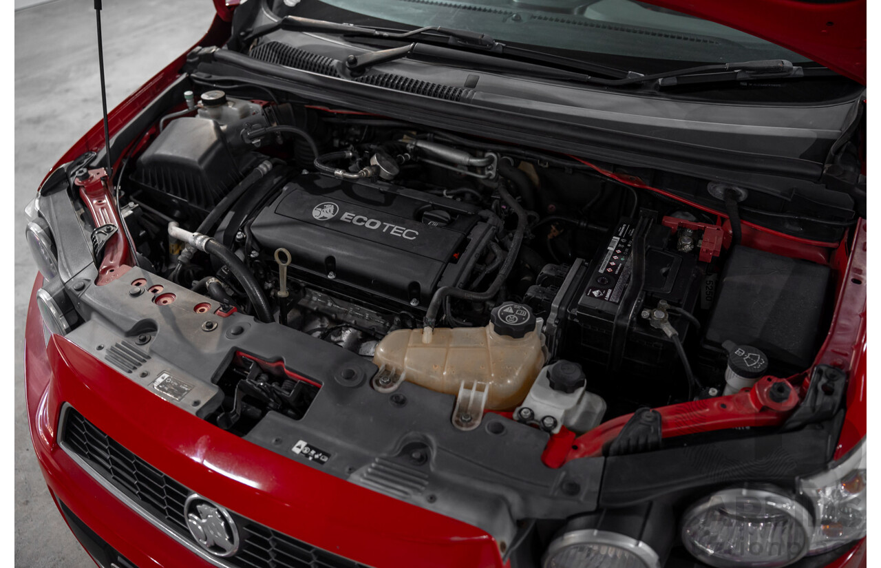 4/2015 Holden Barina X TM MY15 5d Hatchback Blaze Red 1.6L