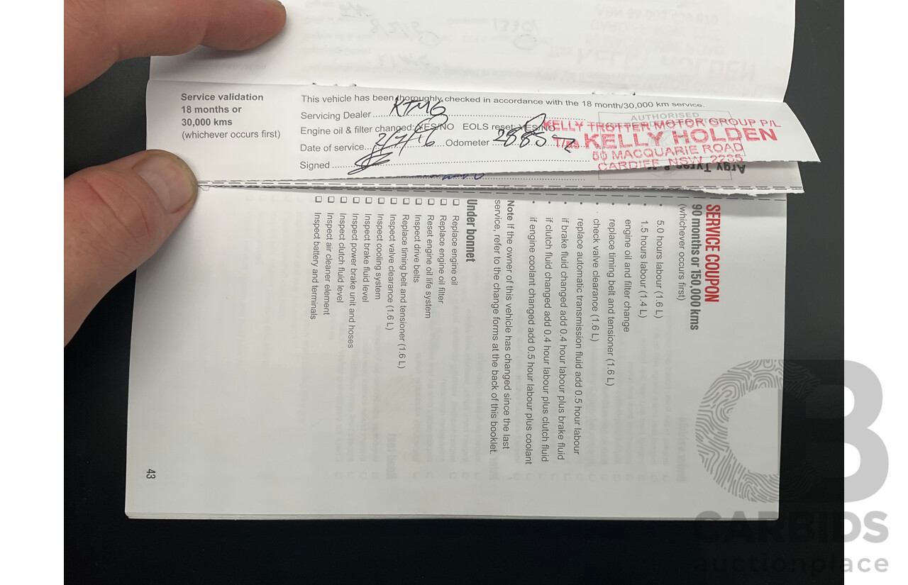 4/2015 Holden Barina X TM MY15 5d Hatchback Blaze Red 1.6L