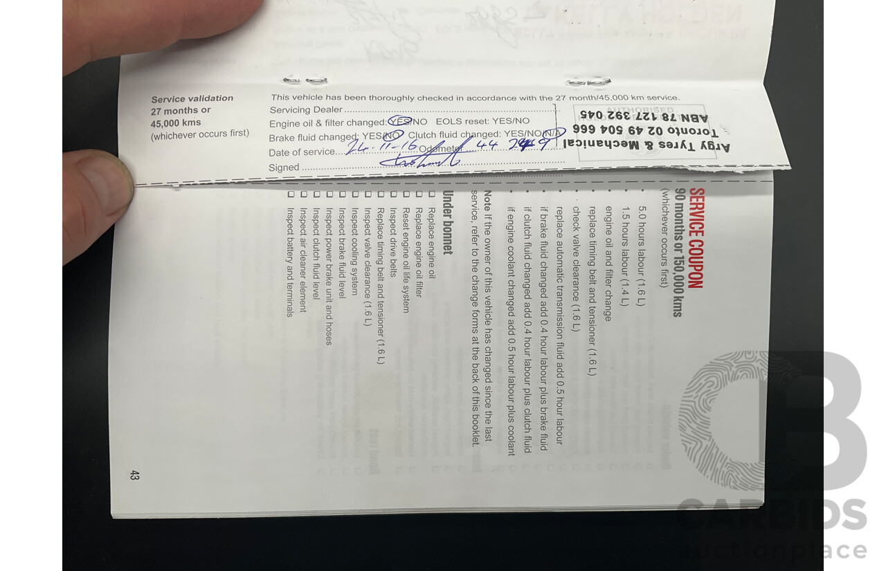 4/2015 Holden Barina X TM MY15 5d Hatchback Blaze Red 1.6L