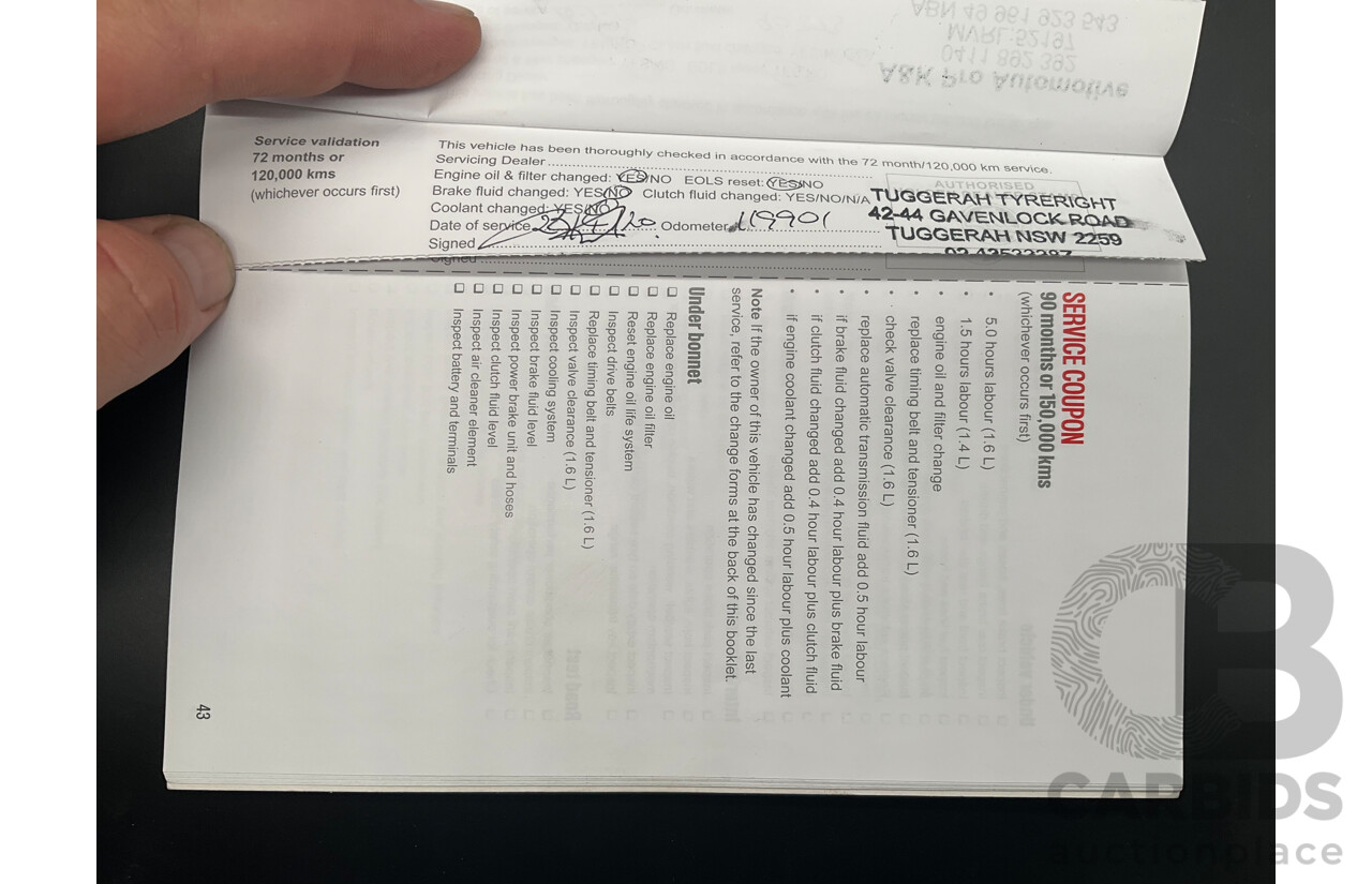 4/2015 Holden Barina X TM MY15 5d Hatchback Blaze Red 1.6L