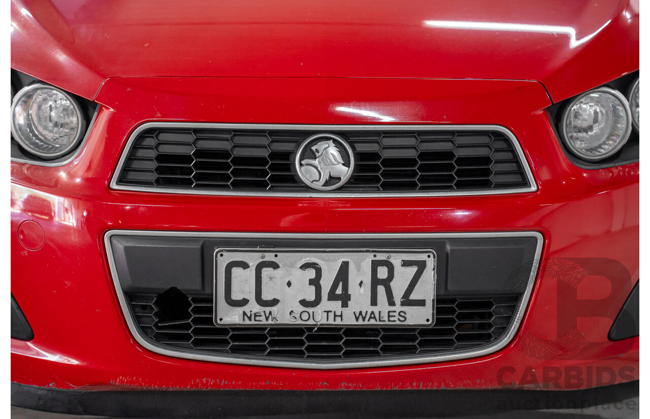 4/2015 Holden Barina X TM MY15 5d Hatchback Blaze Red 1.6L