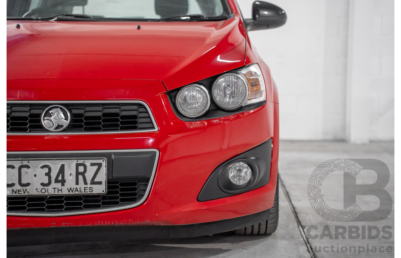 4/2015 Holden Barina X TM MY15 5d Hatchback Blaze Red 1.6L