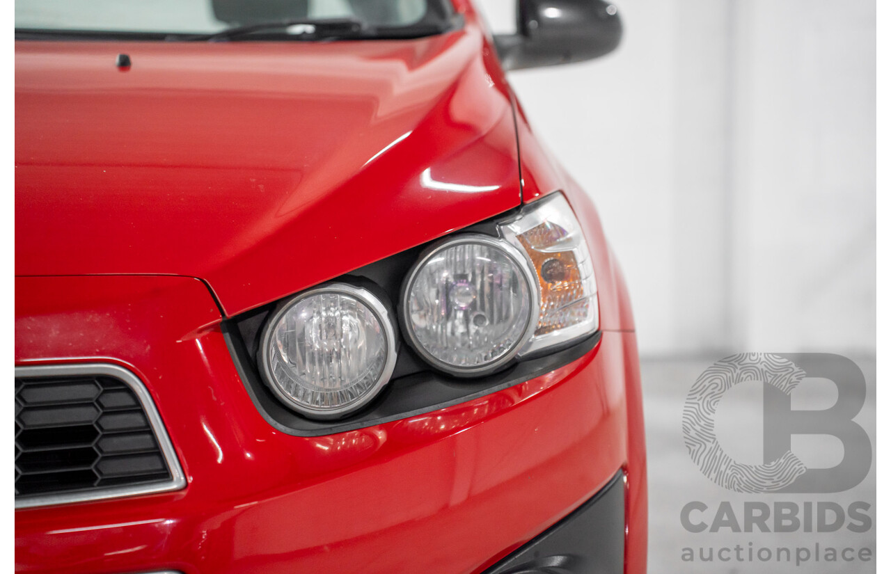 4/2015 Holden Barina X TM MY15 5d Hatchback Blaze Red 1.6L