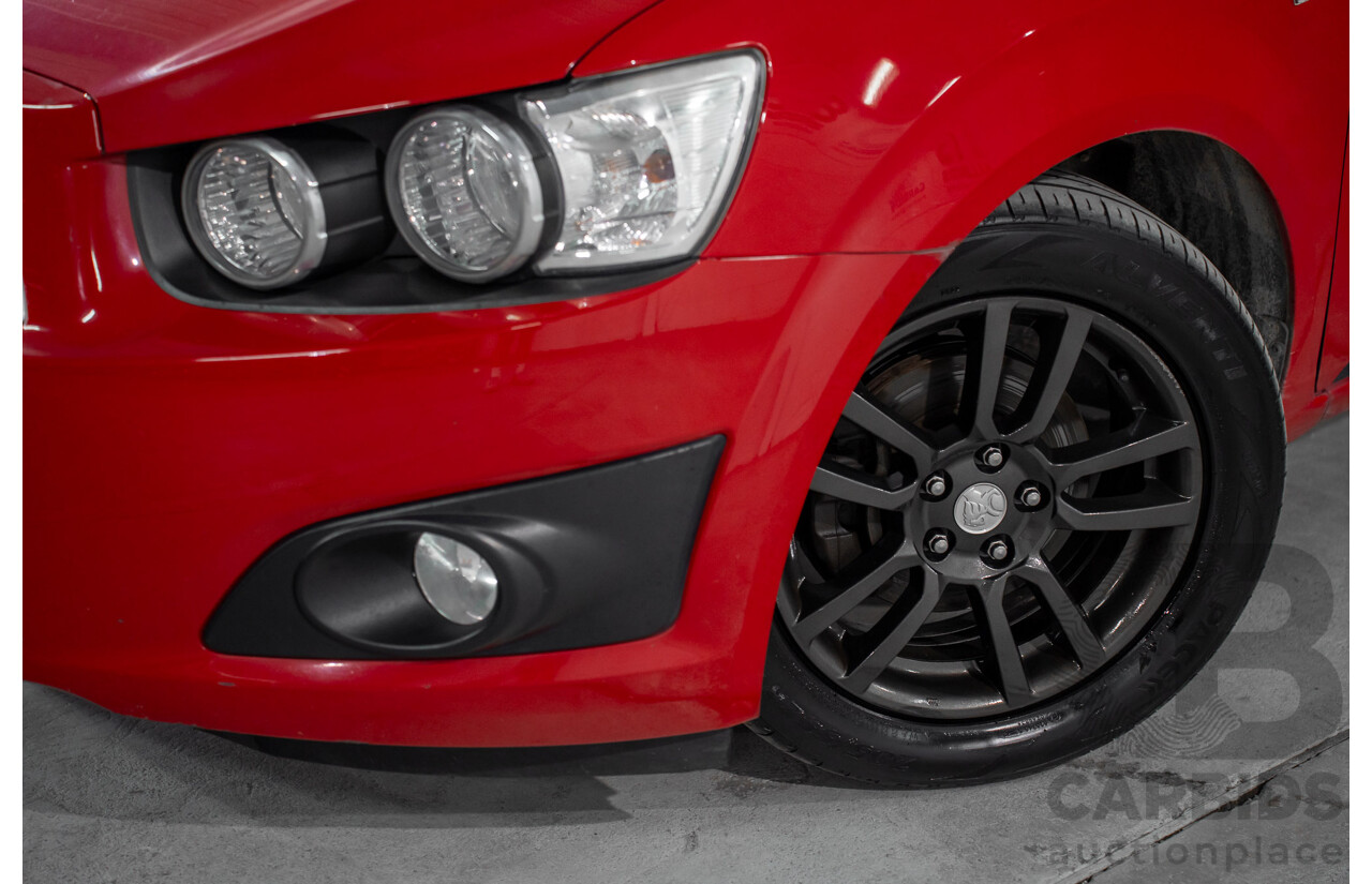 4/2015 Holden Barina X TM MY15 5d Hatchback Blaze Red 1.6L