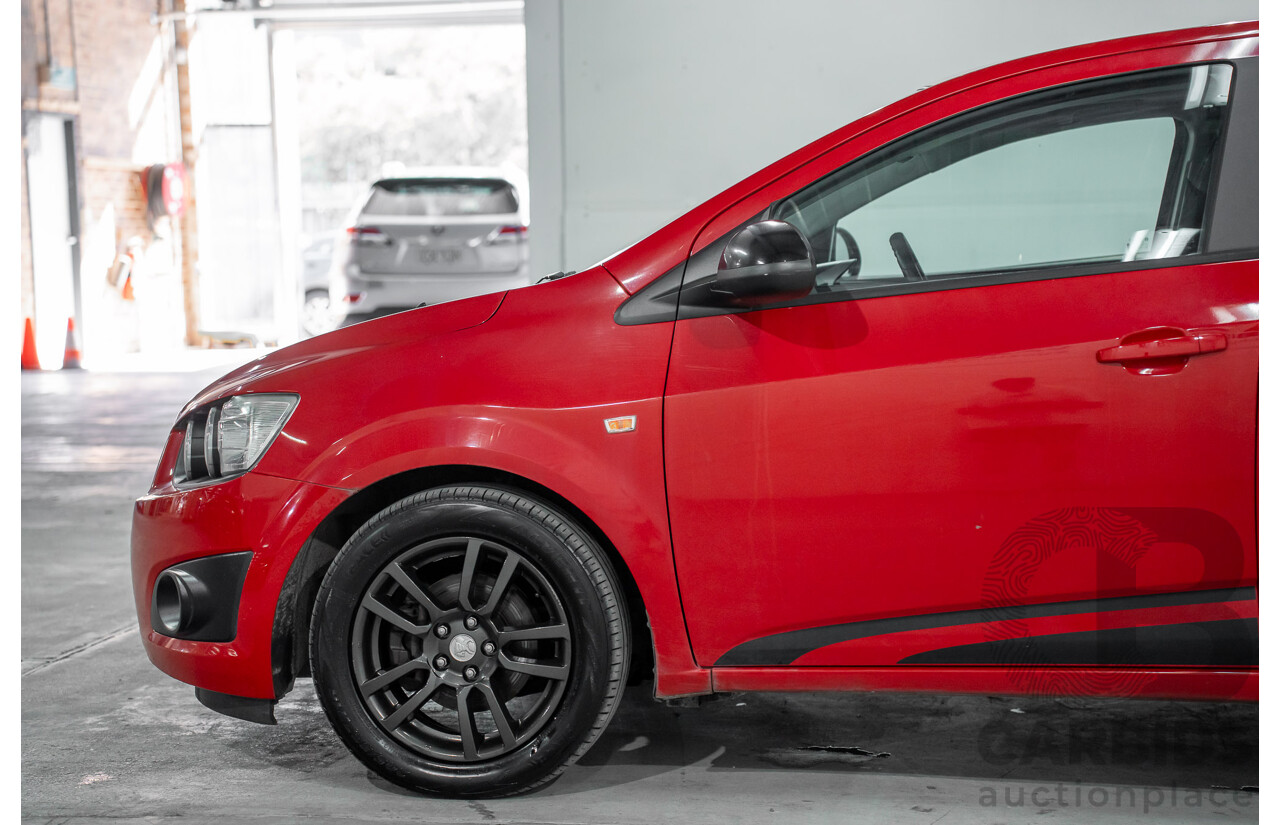4/2015 Holden Barina X TM MY15 5d Hatchback Blaze Red 1.6L