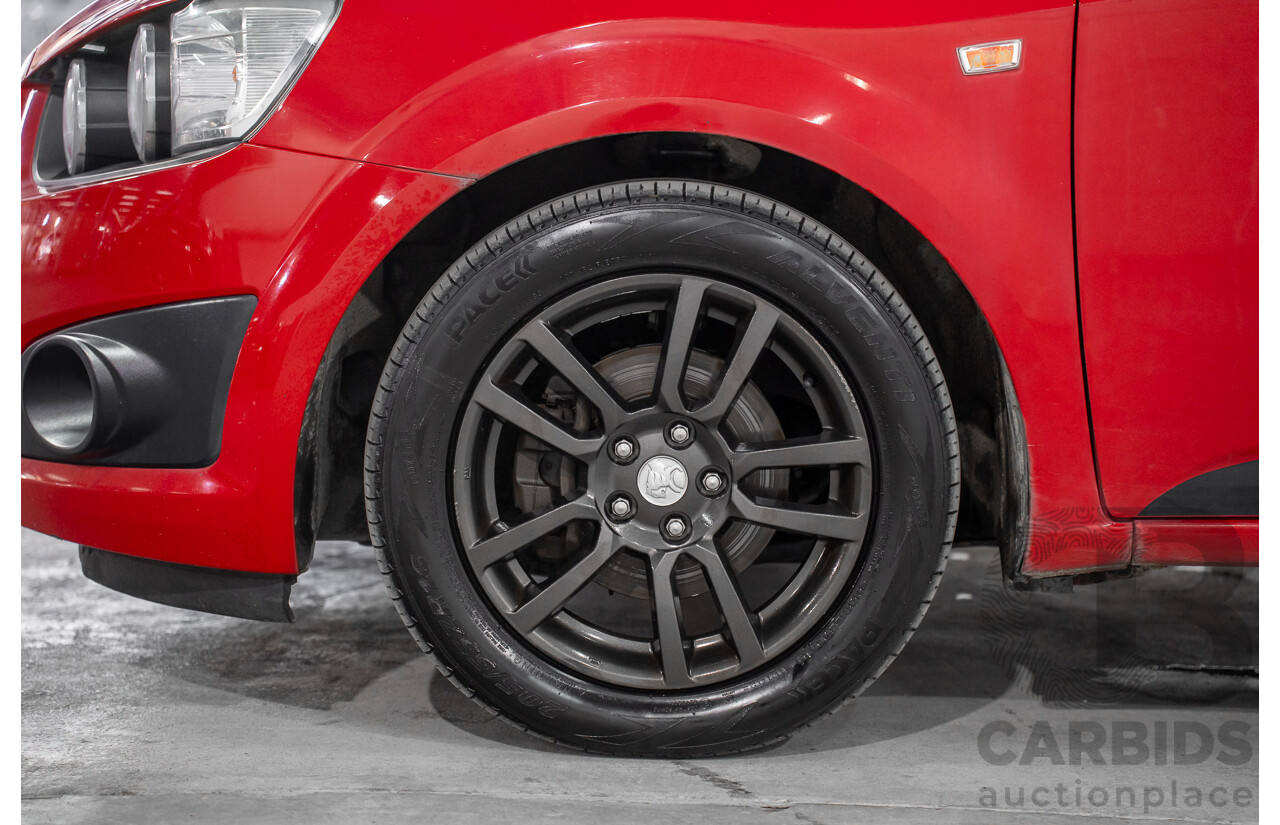 4/2015 Holden Barina X TM MY15 5d Hatchback Blaze Red 1.6L