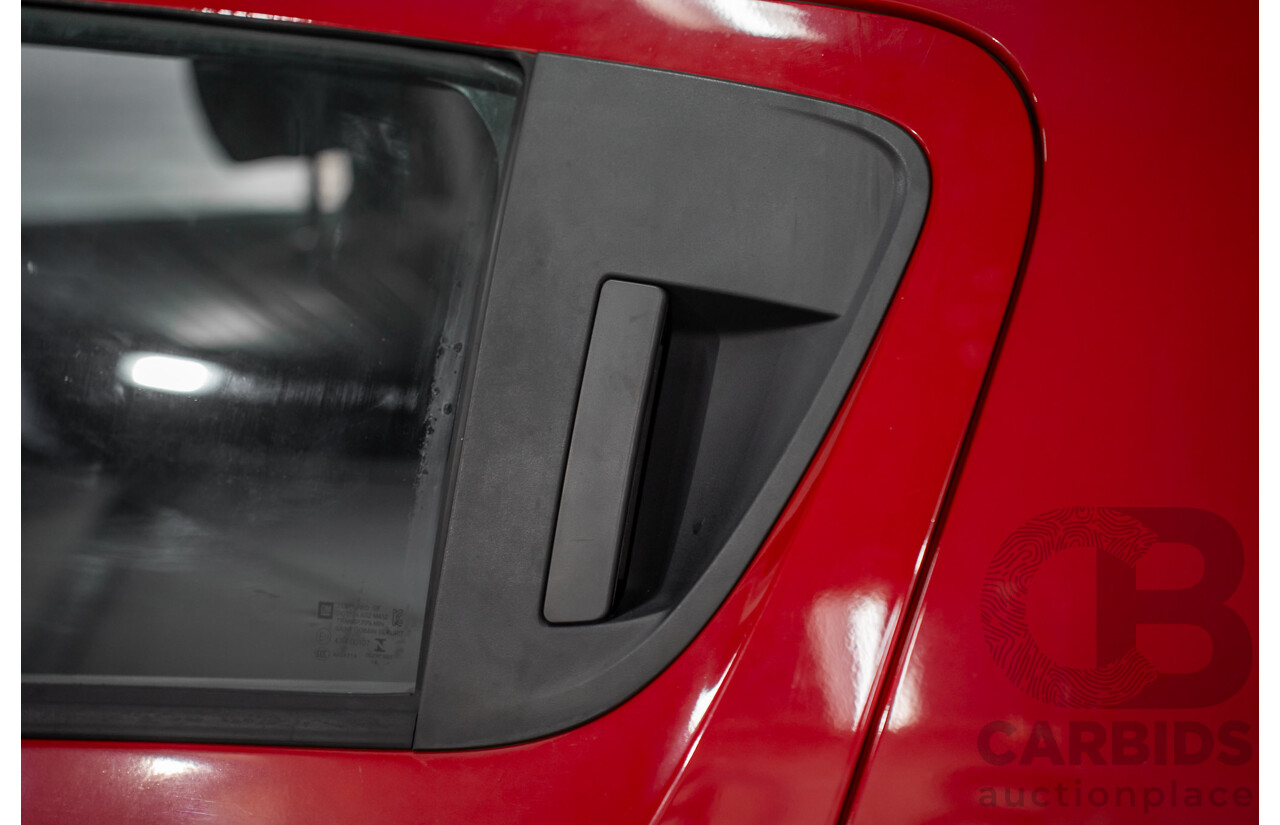 4/2015 Holden Barina X TM MY15 5d Hatchback Blaze Red 1.6L