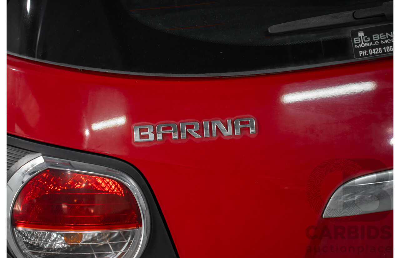 4/2015 Holden Barina X TM MY15 5d Hatchback Blaze Red 1.6L