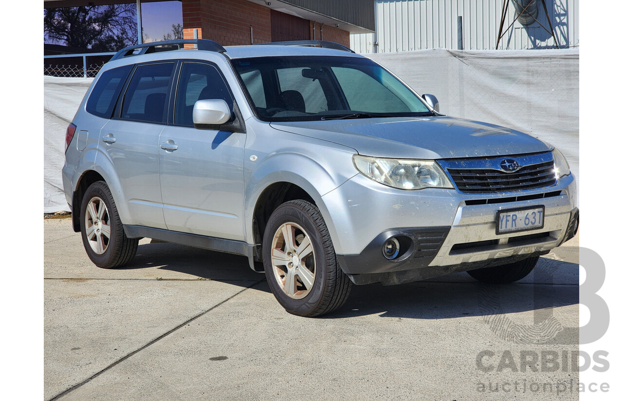 12/2008 Subaru Forester XS MY09 4d Wagon Silver 2.5L