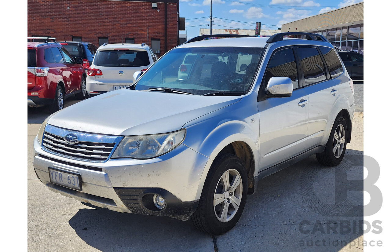 12/2008 Subaru Forester XS MY09 4d Wagon Silver 2.5L