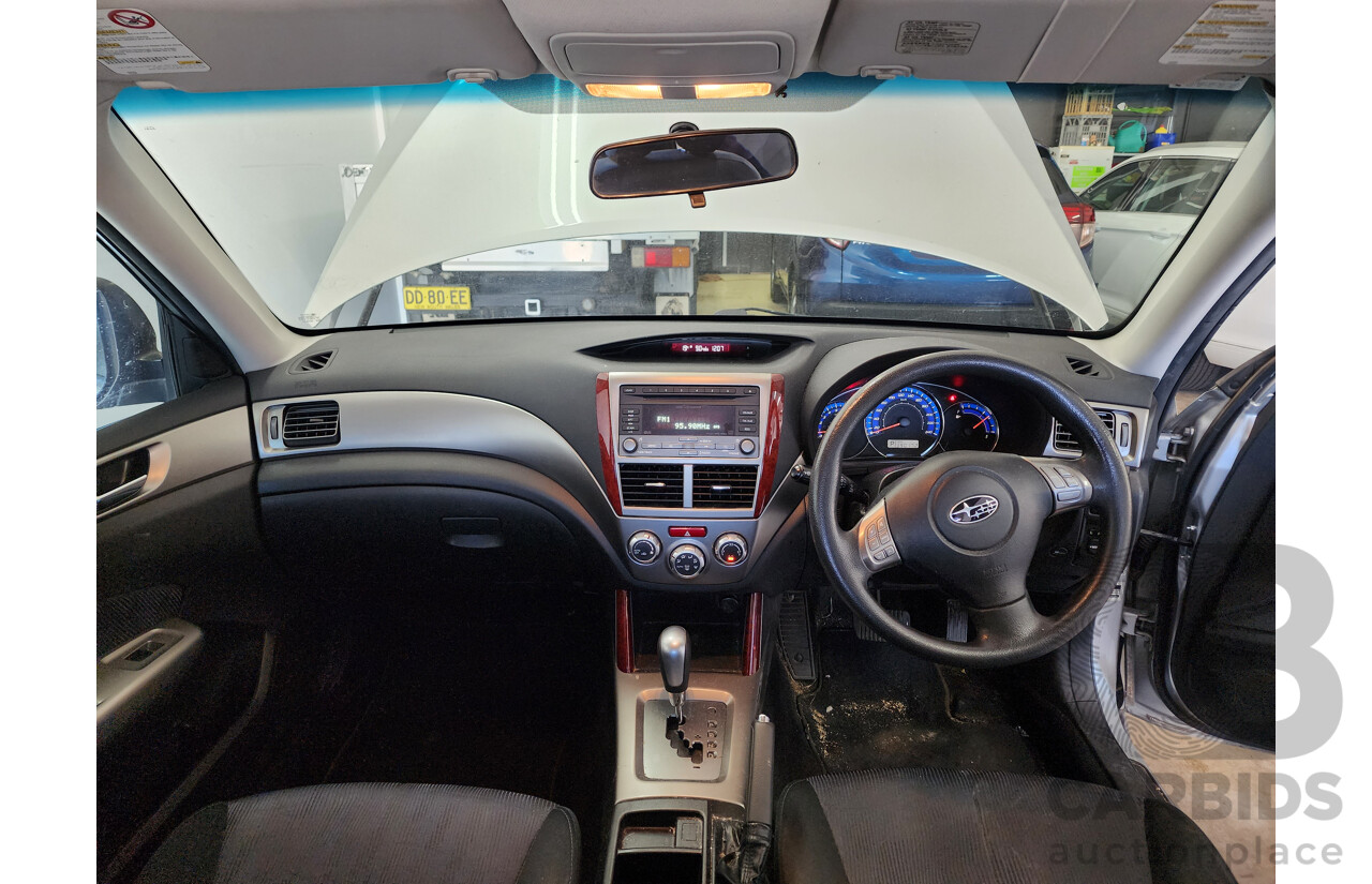 12/2008 Subaru Forester XS MY09 4d Wagon Silver 2.5L