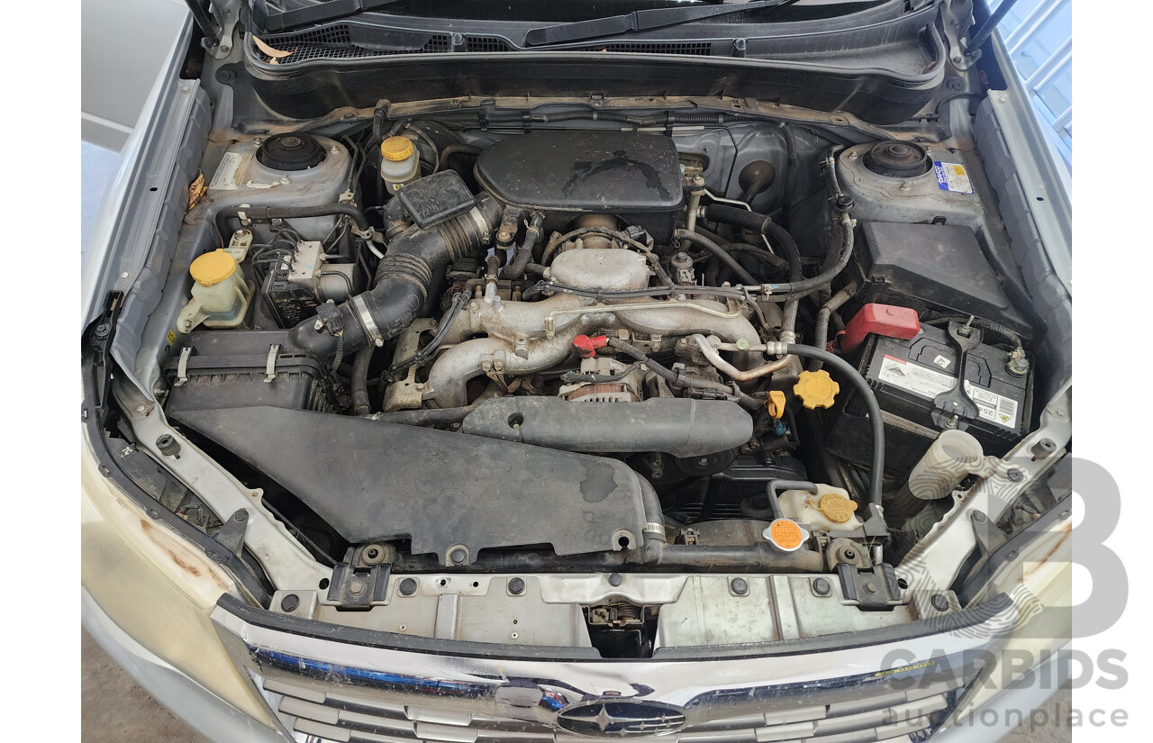 12/2008 Subaru Forester XS MY09 4d Wagon Silver 2.5L