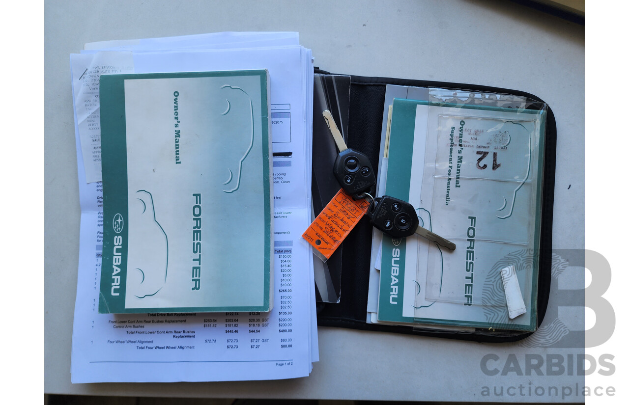 12/2008 Subaru Forester XS MY09 4d Wagon Silver 2.5L